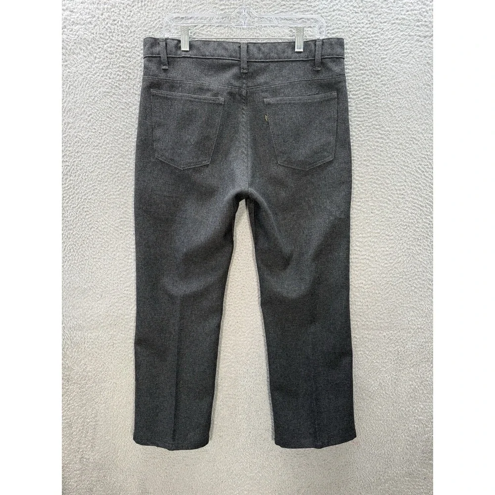 Vintage Levis Pants Mens 36x27 Gray Black Label 10517-9055 Made In USA 90s